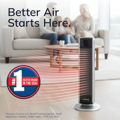 Lasko 5586 1500W Digital Ceramic Tower Space Heater with Remote