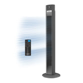 Lasko TDC48 WhisperForce™ DC 48" Tower Fan (12-speed, remote, gray)