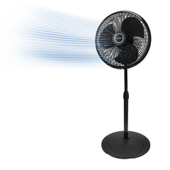 Lasko Performance 16" 3-speed Pedestal Fan (black, model 2527)