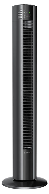 Lasko 48" 3-Speed Oscillating Tower Fan with Remote Control, T48312, Black