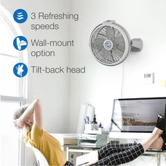Lasko 3520 20" Cyclone Power 3-Speed Air Circulator Fan