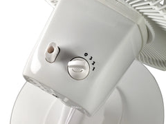 Lasko 12" 3-Speed Oscillating Table Fan with Tilt-Back, 2012, White