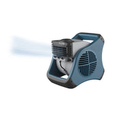 Lasko 15" Pivoting Misto Outdoor Misting Fan with GFCI Cord and 3 Speeds, 7054, Blue