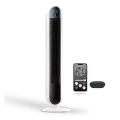 Lasko T407 Aria™ 40" Tower (5-speed, remote, timer, white)