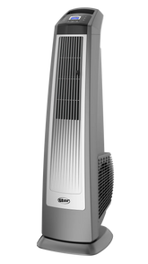Lasko Oscillating High Velocity Tower Fan with Remote, U35117, Silver
