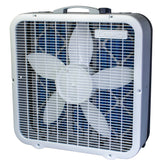 Lasko Air Flex 2-in-1 20-inch Box Fan and Air Cleaner in One with 3 Speeds, FF305, White