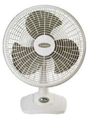 Lasko 16" 3-Speed Oscillating Performance Table Fan with Tilt-back, 2506, White