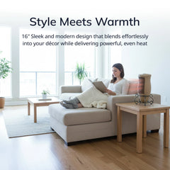 Lasko Designer Series Oscillating Ceramic Space Heater with Remote, Timer & Thermostat (beige, model 6405)