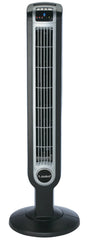 Lasko 36" Oscillating 3-Speed Tower Fan and Ionizer with Remote Control, 2505, Black