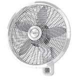 Oscillating Wall-Mount Fan with Remote