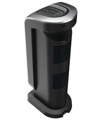 Lasko 1500W Oscillating Ceramic Tower Space Heater with Timer and Remote, CT22425, Black