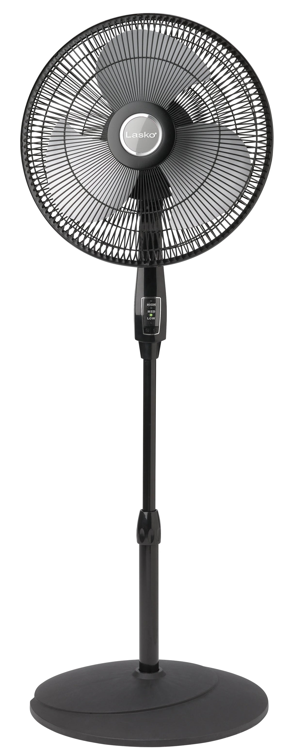 Lasko Performance 16" 3-speed Pedestal Fan with Remote (black, model 2648)