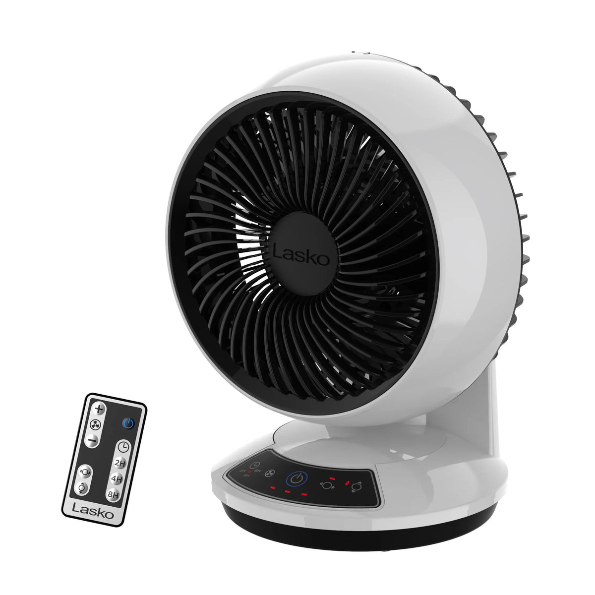 Lasko A12557 Whirlwind 7" Orbital Motion 3-Speed Air Circulator Fan: White