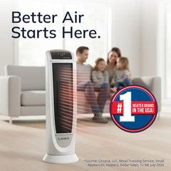 Lasko 22" Digital Ceramic Tower Heater with Remote (white, model 5165)
