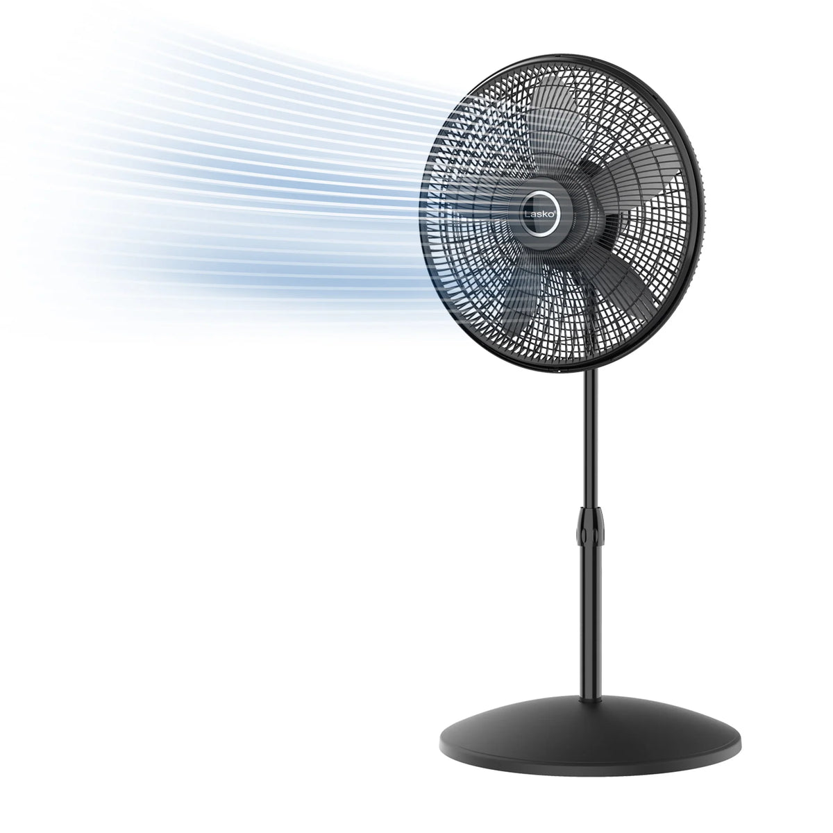 Lasko Cyclone® 18" 3-speed Pedestal Fan (black, model S18910)