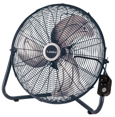 Lasko 20" High Velocity Fan, 3 Speeds, Floor or Wallmount, H20610, Gray