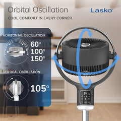 Lasko Whirlwind Orbital Pedestal Fan