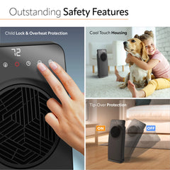 Lasko Elite Collection Revolution II Full-Room Ceramic Heater with Remote Control