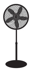 Lasko Cyclone® 18" 3-speed Pedestal Fan (black, model 1823)