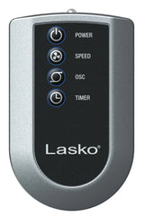 Lasko Oscillating High Velocity Tower Fan with Remote, U35117, Silver
