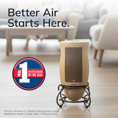 Lasko Designer Series Oscillating Ceramic Space Heater with Remote, Timer & Thermostat (beige, model 6405)