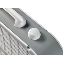 Lasko 20" 3-Speed Box Fan with Save Smart, 3733, White