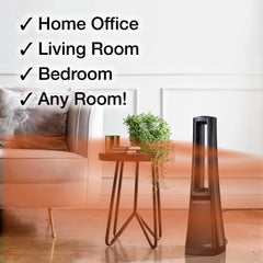 Lasko 1500W Bladeless Ceramic Tower Space Heater with Remote, AW310