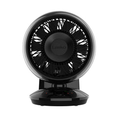 Lasko A12668 Whirlwind EcoQuiet 7" Orbital Motion 12-Speed Air Circulator Fan with Remote Control, Black
