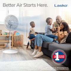 Lasko Performance 18" 3-speed Pedestal Fan (white, model 1820)